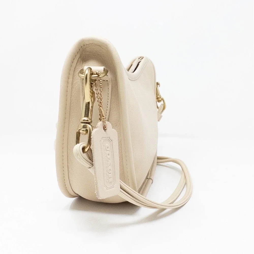 Vintage‎ Coach Bone Leather Swinger Bag 4080 Crossbody Shoulder Bag 90s Archival - Picture 2 of 12